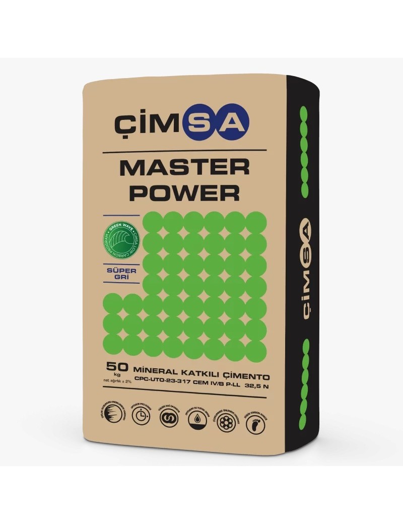 Çimsa Master Power Süper Gri Çimento